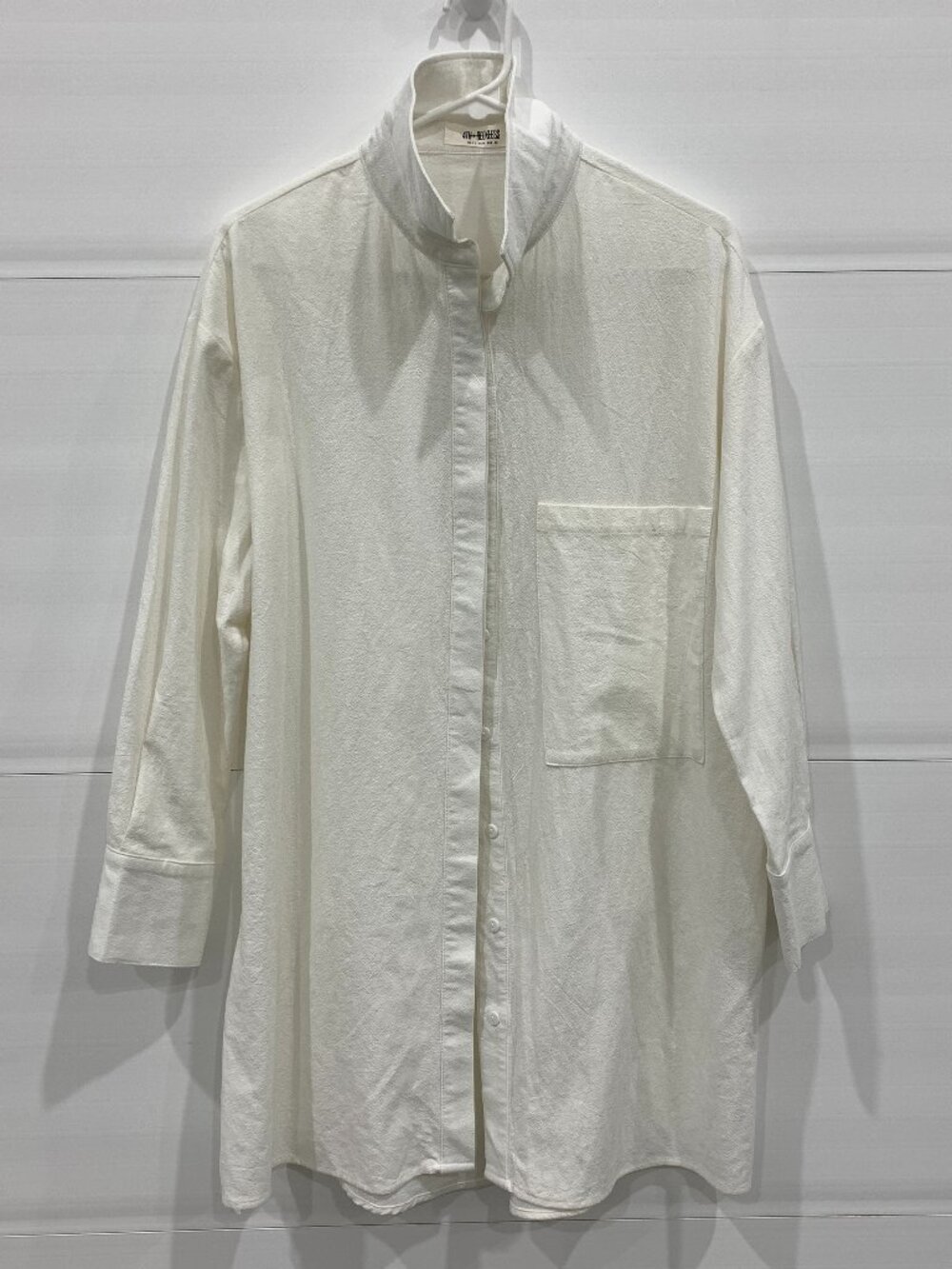 4th + Reckless Off White Women's Button Down Oversized Shirt